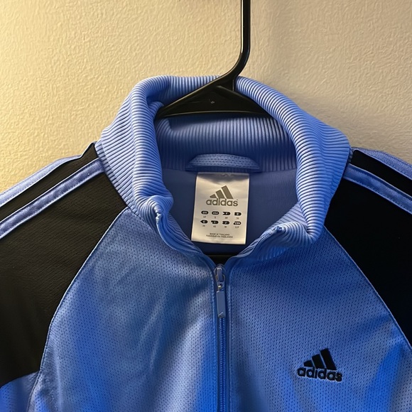 Blue adidas zip up jacket - Picture 3 of 7